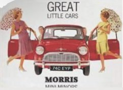Plechová cedule Great Little cars Morris Mini