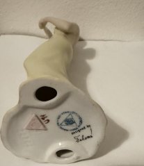 Porcelánová soška Žena s vějířem Dux designer Fuková