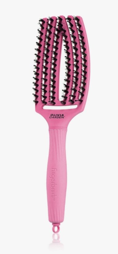 Hřeben Olivia Garden Fingerbrush Bubble pink