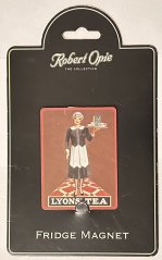 Plechový magnet na lednici Lyons Tea  - sleva