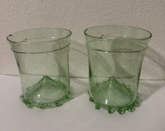 Historické sklo - Číše hladké