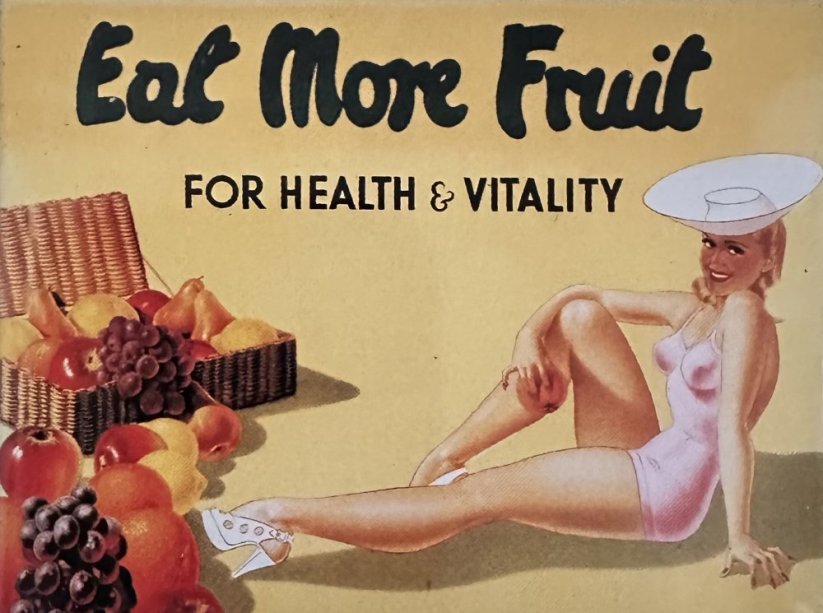 Magnet na ledničku Eat more Fruit for Health and Vitality