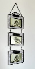 Retro fotorámeček Industrial trojrámeček