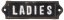 Litinová cedulka Gents a Ladies sada
