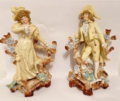 Porcelánové luxusní sošky Dvořané