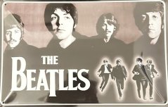 Plechová cedule  The Beatles