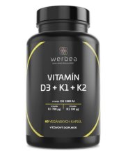 Werbea Vitamín D3+K1+K2