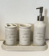 Porcelánová sada do koupelny Le Bain