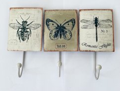 Kovový věšák Motýl Romantic flights