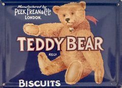 Plechová cedulka Teddy Bear