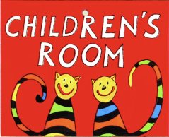 Smaltovaná cedulka Children's room
