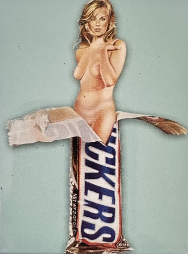 Magnet na ledničku Sexy žena - Snickers