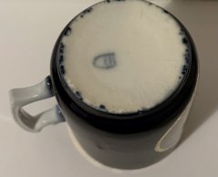 Starožitný porcelánový hrnek Romance - Vídeň