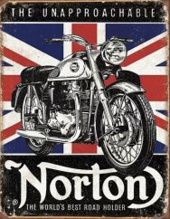 Plechová cedule  motorka Norton