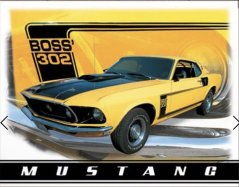 Plechová cedule Ford Mustang Boss 302