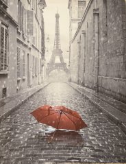 Obraz na zeď Paris deštník