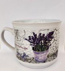 Porcelánový hrnek Provence Levandule