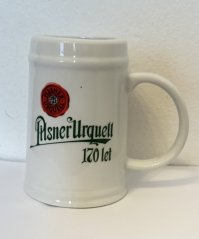 Porcelánový korbel  Pilsner Urquell 170 let