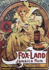 Maxi obraz na zeď Alfons Mucha Jamaica Rum