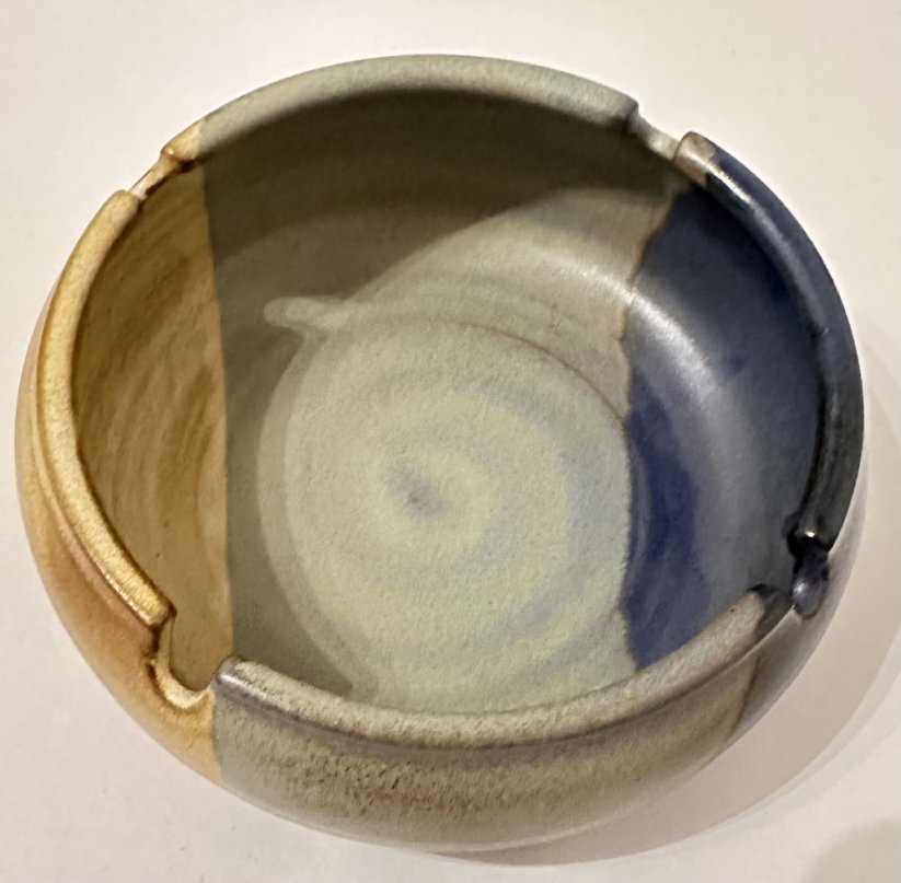 Keramický popelník Round Pláž