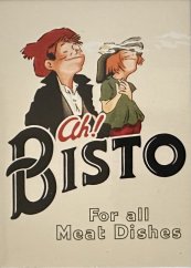 Magnet na ledničku Ah Bisto for Meat Disches  retro reklama