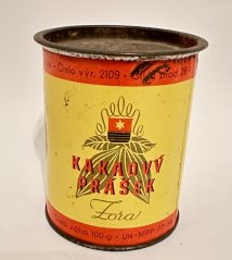Kovová plechovka Zora Kakaový prášek