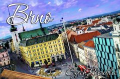 Magnet na lednici Brno náměstí Svobody
