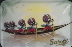 Plechová retro cedule Sarotti lodička - kakao