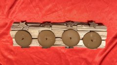 Dřevěný Adventní svícen Hvězdy