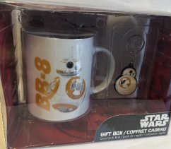 Keramický hrnek Star Wars Darth BB8 s klíčenkou  nálepkami