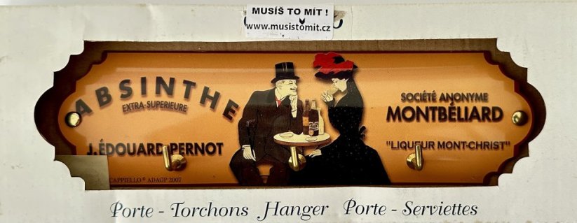 Kovový věšák Absinthe