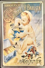 Plechová cedule Balhsen Cakes sušenky