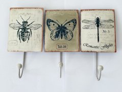 Kovový věšák Motýl Romantic flights