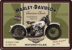 Plechová cedulka Harley Davidson