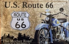 Plechová cedule U.S. Route 66