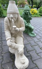Vodník s fajkou velký - zelený
