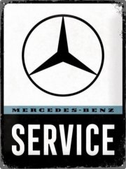 Plechová cedule Mercedes service