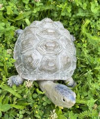 Želva  dekorace na zahradu natural