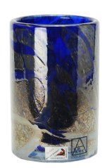 Skleněná designová váza Beránek z hutního skla