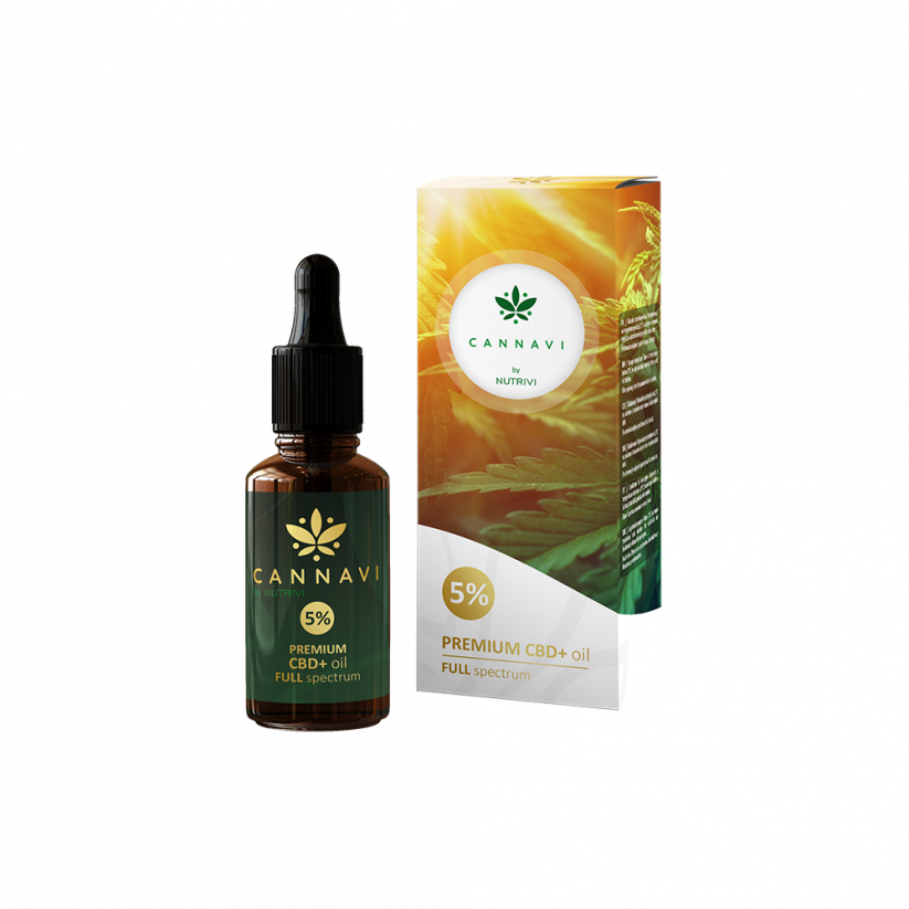 Cannavi by Nutrivi CBD+ Oil Full Spectrum 10% - 10ml