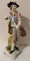 Porcelánová  soška Rokoko Páže