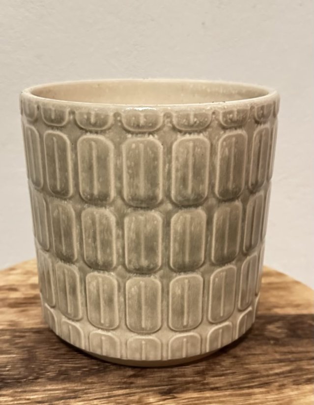 Keramický květináč Ol okrový