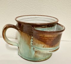 Keramický hrnek Kapsa na sypaný čaj Zelenec