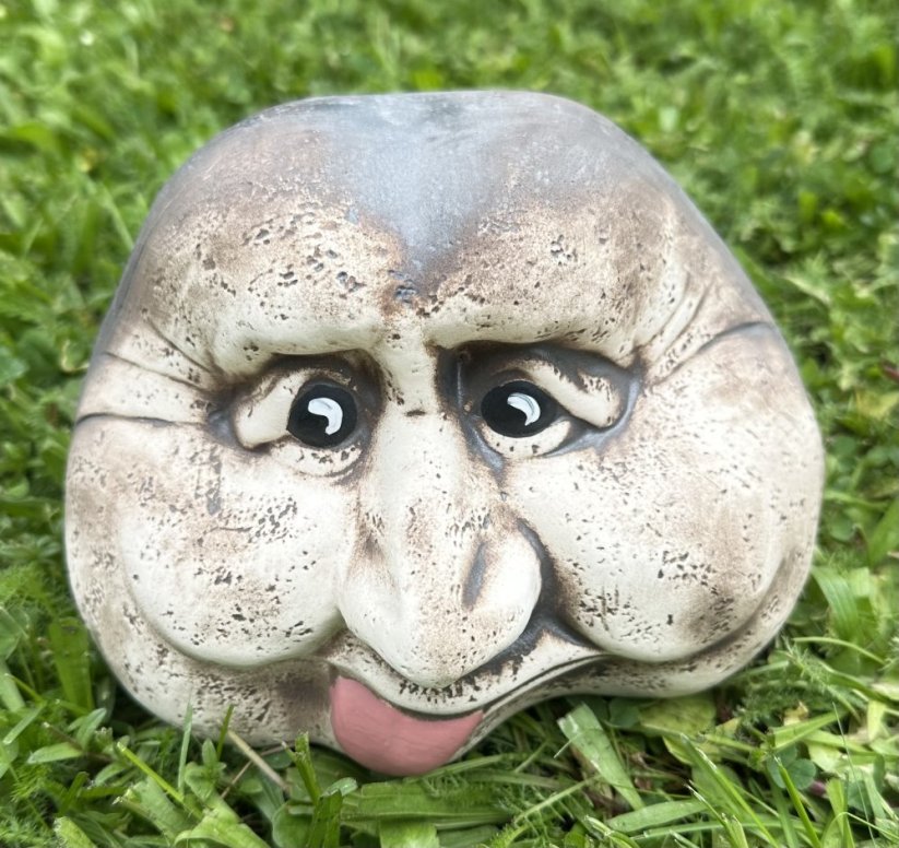 Keramický kámen Jazýček vypláznutý natural