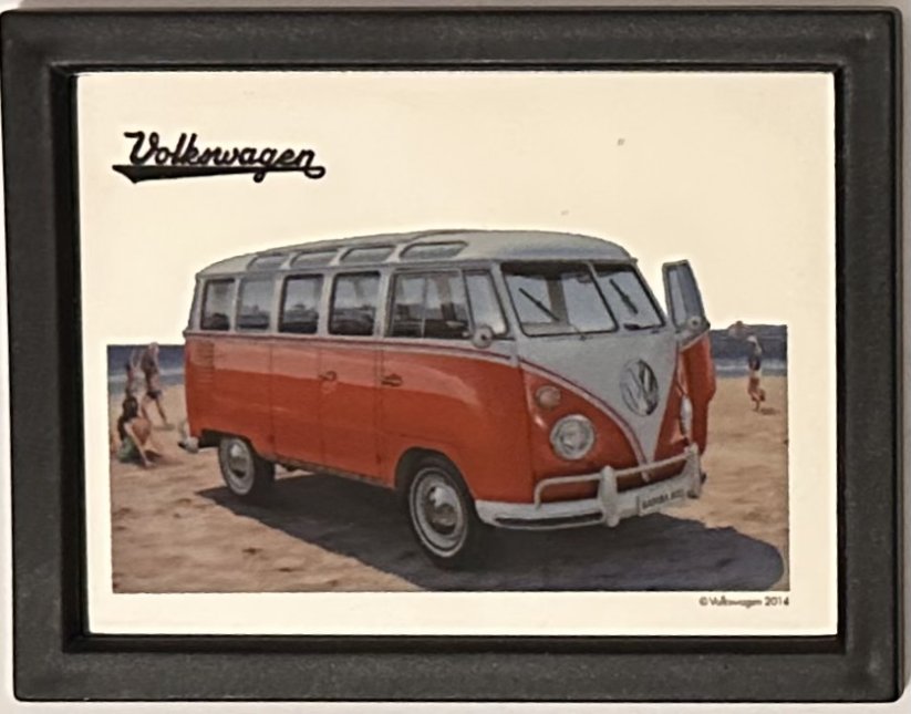 Magnet na ledničku Zrcátko  Volkswagen Samba