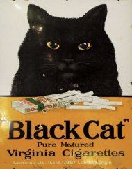 Plechová cedule Black Cat