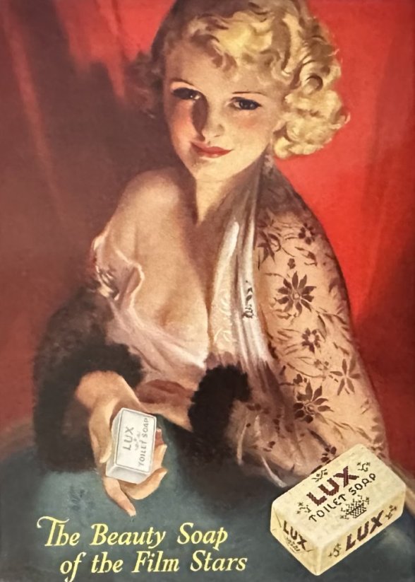 Magnet na ledničku  The Beauty Soap of the Film Stars retro reklama