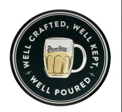 Plechová cedule Pilsner Urquell Well Crafted, Well Kept, Well Poured