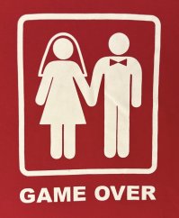 Pánské tričko s potiskem Game over