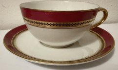 Starožitný porcelánový šálek Bordó Rosenthal